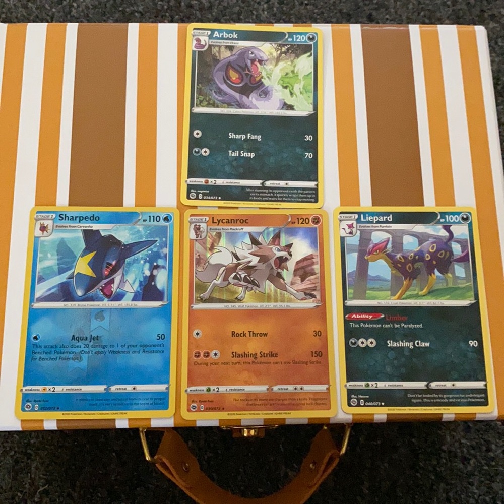 Four Pokémon Cards
